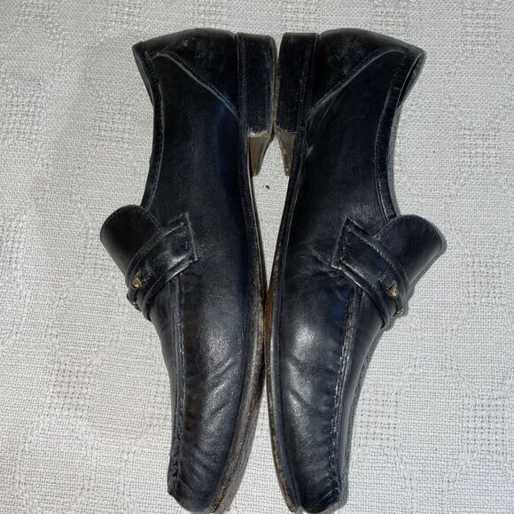 Allen Edmonds Genova Men’s Dress Loafers Size 11 D Black Leather Going Out Party main image 6